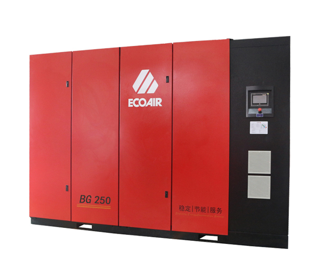 BG 250 Double Stage Permanent Magnet Frequency Conversion Screw Air Compress